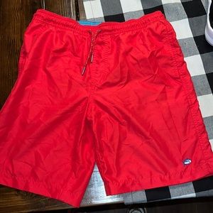 southern tide swimsuit, red & blue, perfect condition